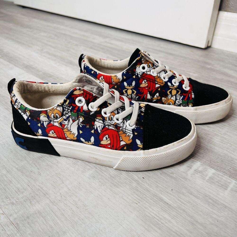 Sonic The Hedgehog Kid Shoes Size 1 Sneakers